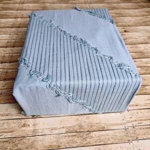 OPAL HOUSE 2pcs BlueTwin/Twin Extra Long Cotton Dovet Cover Set